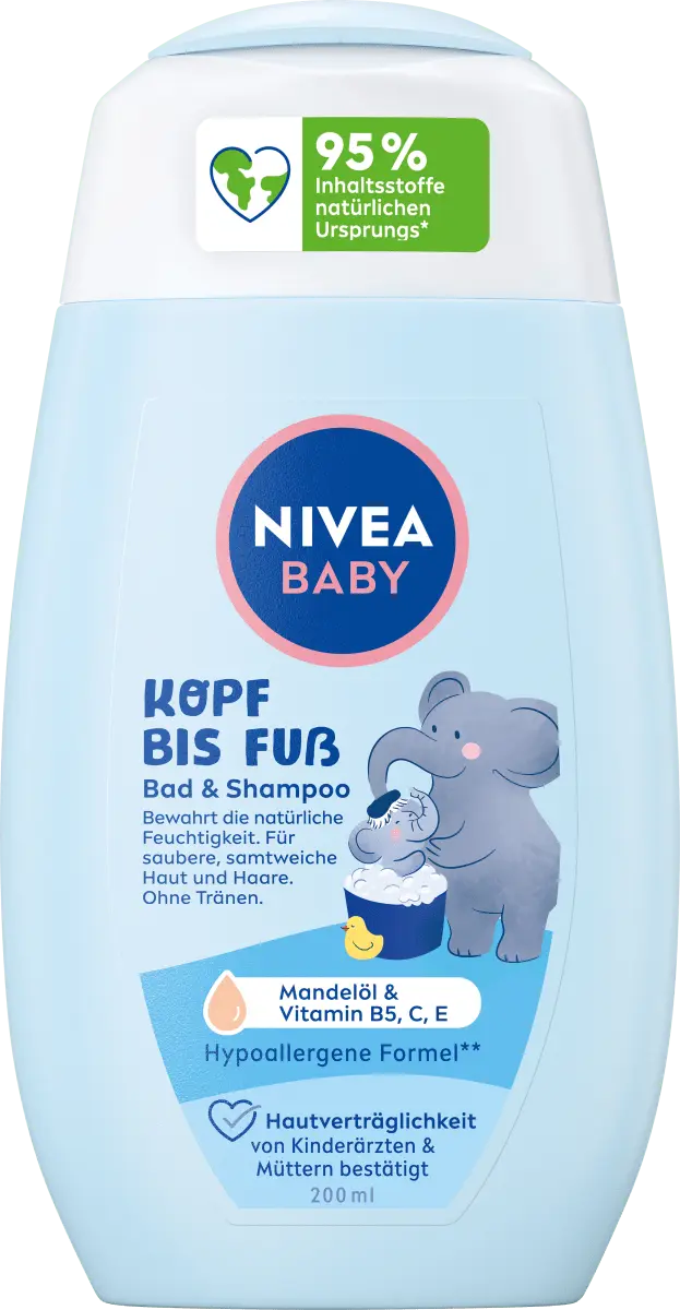 Детская ванночка и усилитель Шампунь с ног до головы 200мл NIVEA
Детская ванночка и усилитель Шампунь с ног до головы 200мл NIVEA