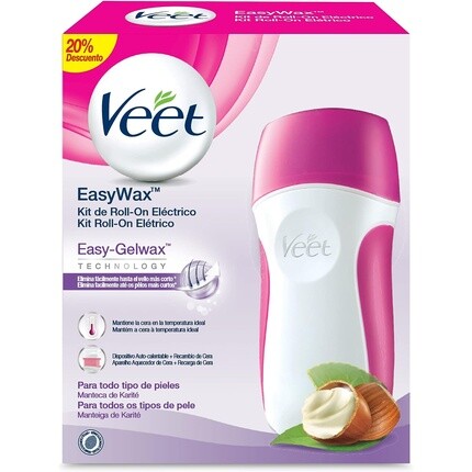 Электрический набор Easy Wax Roll-On, Veet
Электрический набор Easy Wax Roll-On, Veet