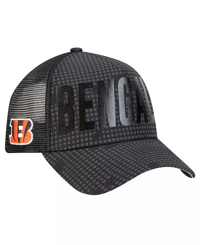 Мужская черная регулируемая кепка Trucker 9FORTY с текстом в тон и оправой Cincinnati Bengals Midnight Ink New Era
Мужская черная регулируемая кепка Trucker 9FORTY с текстом в тон и оправой Cincinnati Bengals Midnight Ink New Era