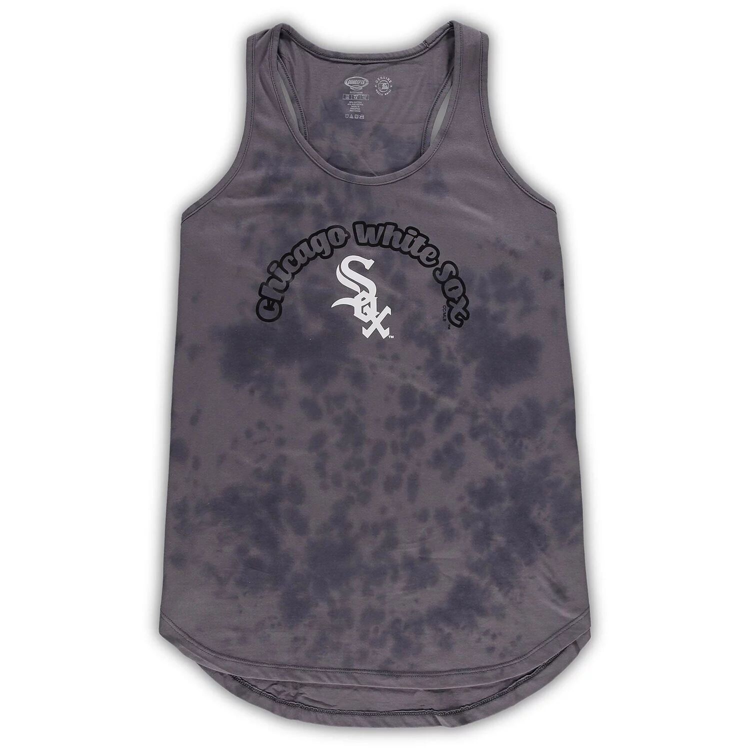 Женский спортивный уголь Chicago White Sox Concepts, трикотажная майка больших размеров и брюки, комплект для сна