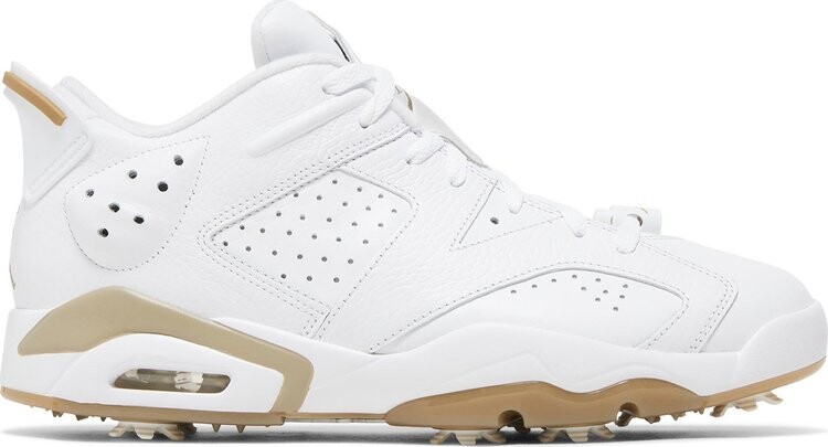 Кроссовки Air Jordan 6 Retro Low Golf 'White Khaki', белый
Кроссовки Air Jordan 6 Retro Low Golf 'White Khaki', белый