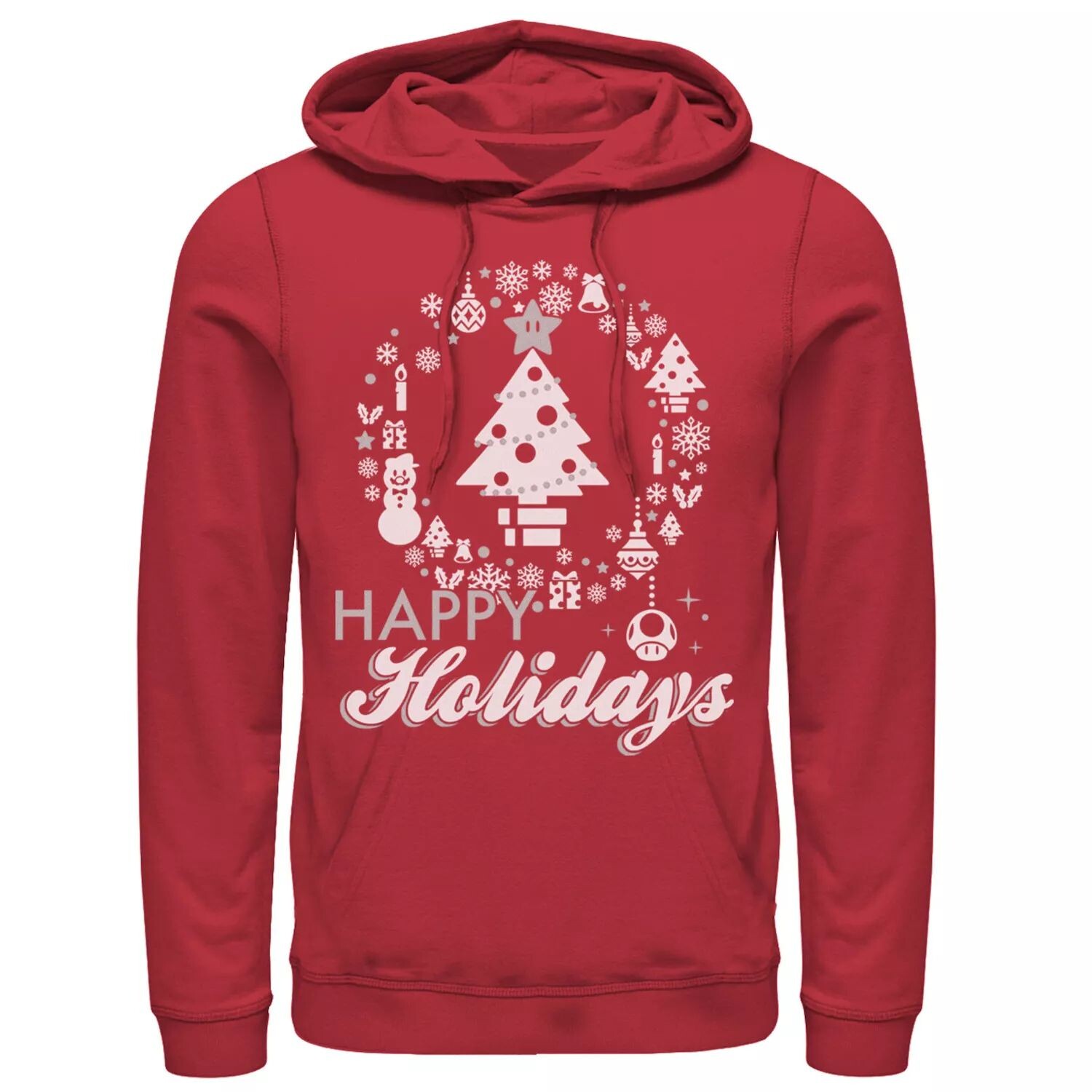 Мужская толстовка с капюшоном Super Mario Happy Holidays Christmas Tree Licensed Character
Мужская толстовка с капюшоном Super Mario Happy Holidays Christmas Tree Licensed Character