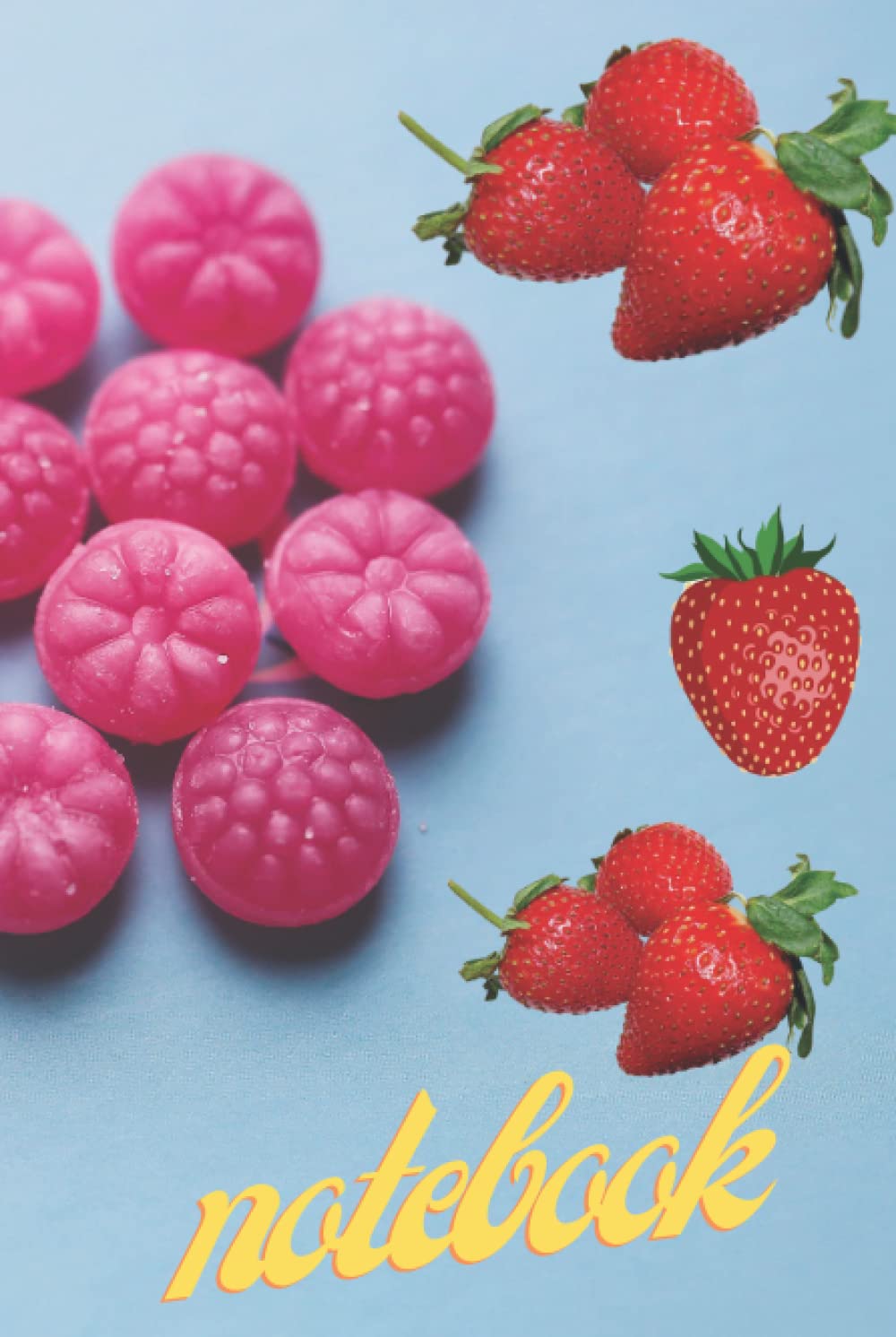 Notebook: notebook with a candy and strawberry motif, 249 dotted pages (Independently published)
Notebook: notebook with a candy and strawberry motif, 249 dotted pages (Independently published)