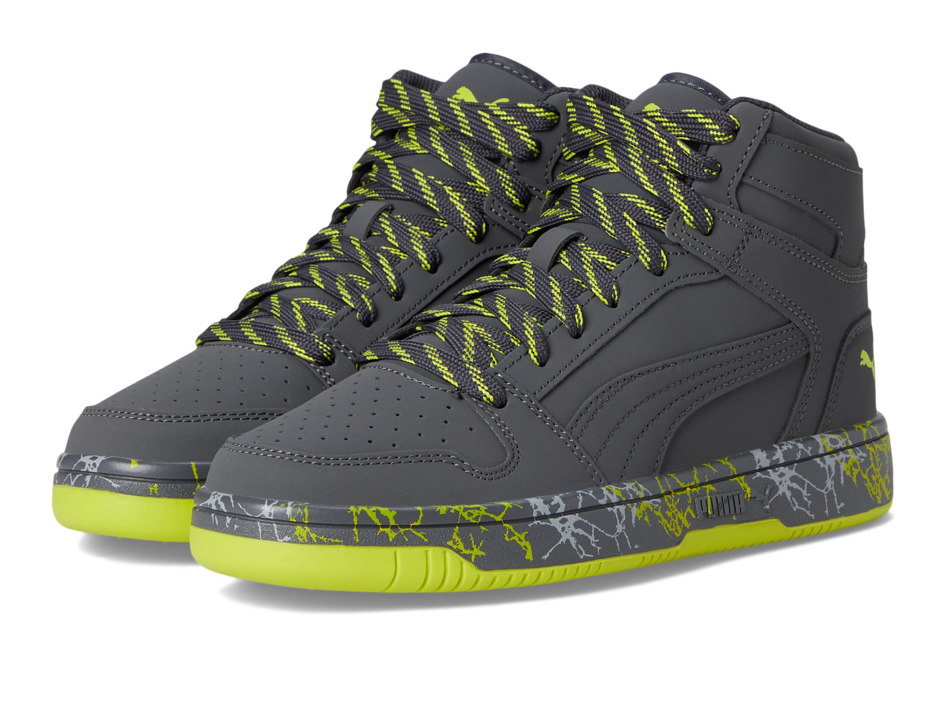 Кроссовки PUMA Kids Rebound Layup Mid, Strong Gray/Strong Gray/Lime Smash
Кроссовки PUMA Kids Rebound Layup Mid, Strong Gray/Strong Gray/Lime Smash