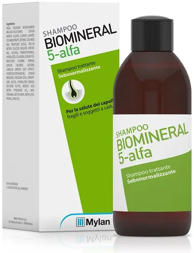Biomineral 5 Alfa Шампунь, нормализующий кожное сало, 200 мл
Biomineral 5 Alfa Шампунь, нормализующий кожное сало, 200 мл