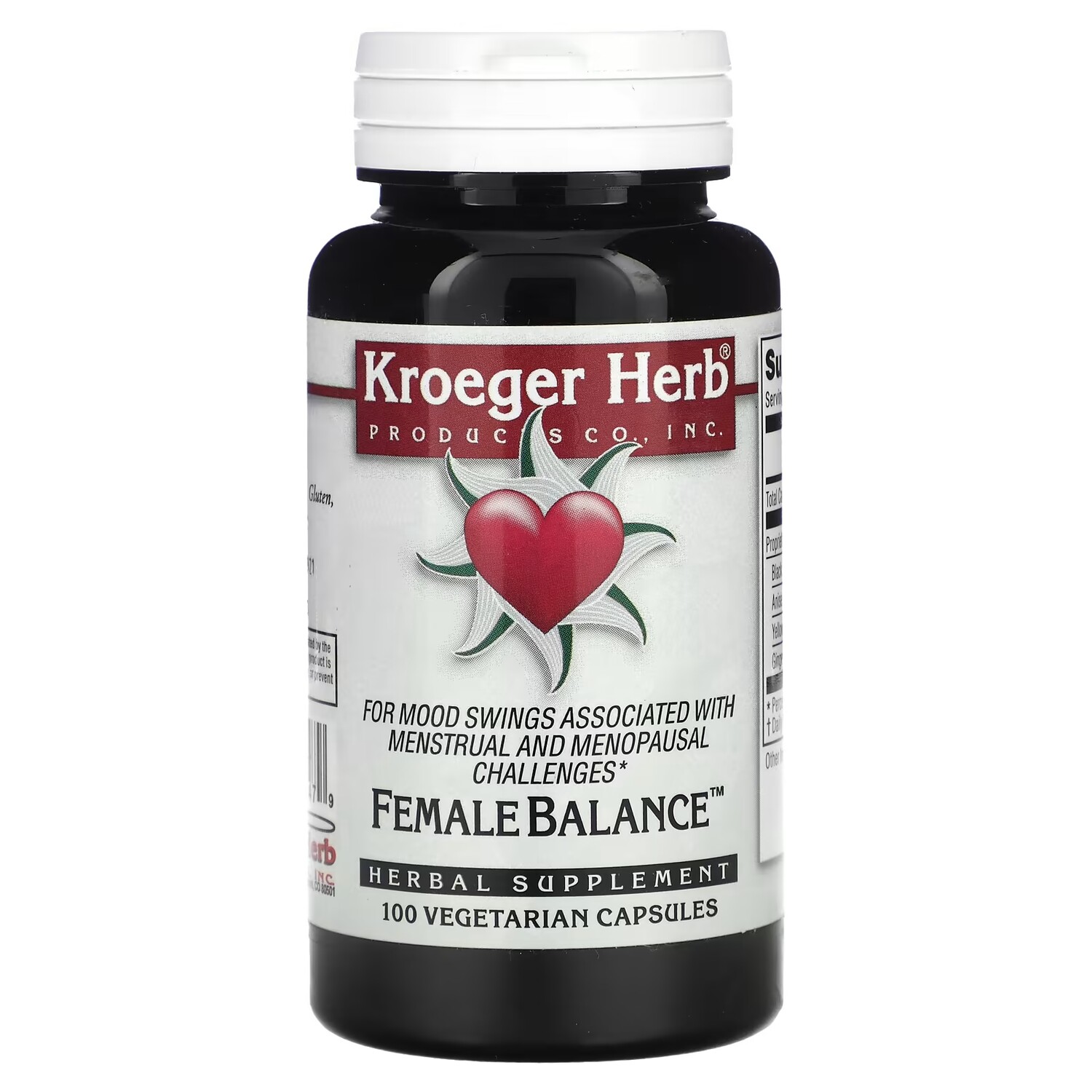 Растительная добавка Kroeger Herb Co женский баланс, 100 капсул
Растительная добавка Kroeger Herb Co женский баланс, 100 капсул