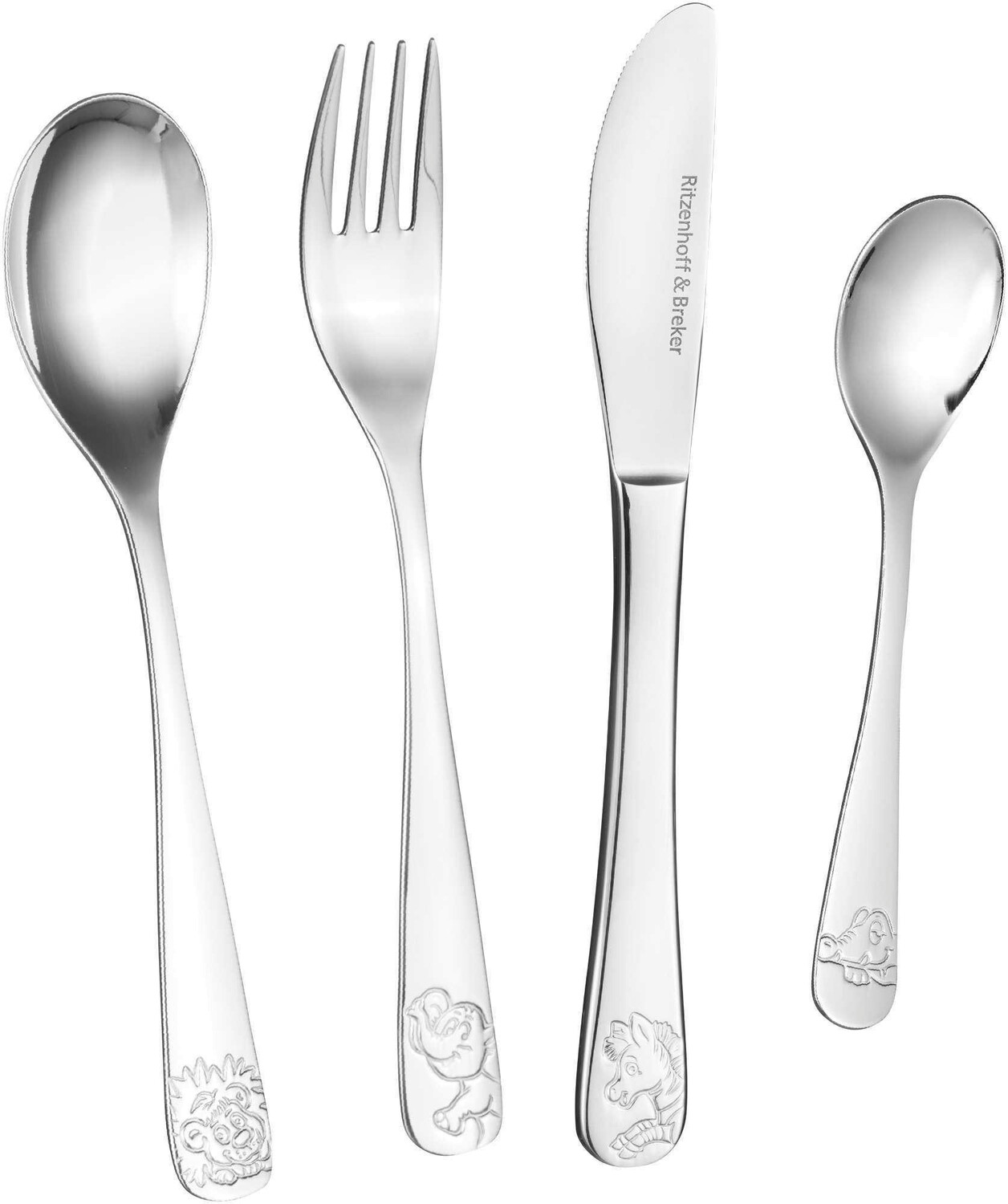 Детские столовые приборы 4 предм Ritzenhoff, серебряный
Детские столовые приборы 4 предм Ritzenhoff, серебряный