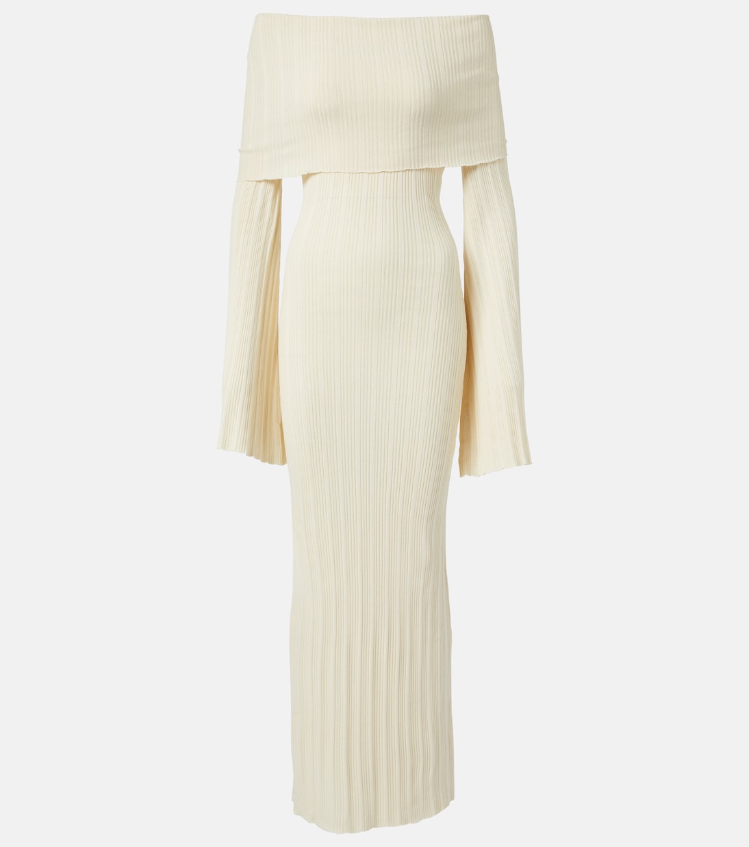 Платье макси из льняной смеси с открытыми плечами Aya Muse, кремовый
Платье макси из льняной смеси с открытыми плечами Aya Muse, кремовый