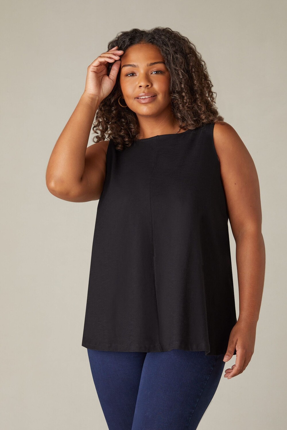 Хлопковая блузка с круглым изогнутым вырезом Live Unlimited, черный
Хлопковая блузка с круглым изогнутым вырезом Live Unlimited, черный