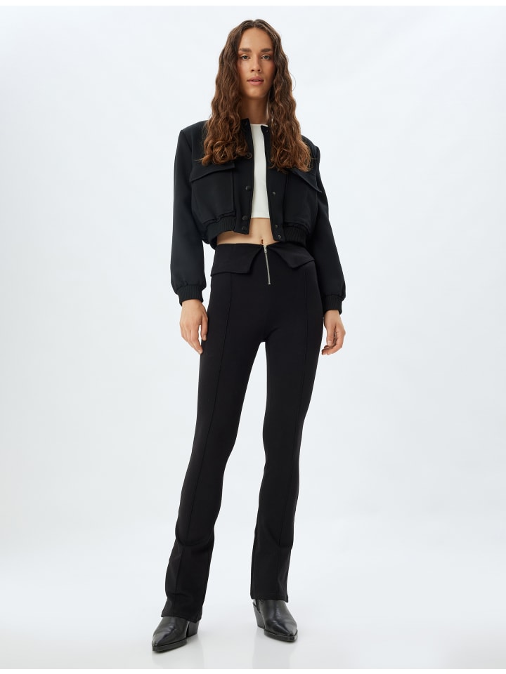 Тканевые брюки KOTON, черный
Тканевые брюки KOTON, черный