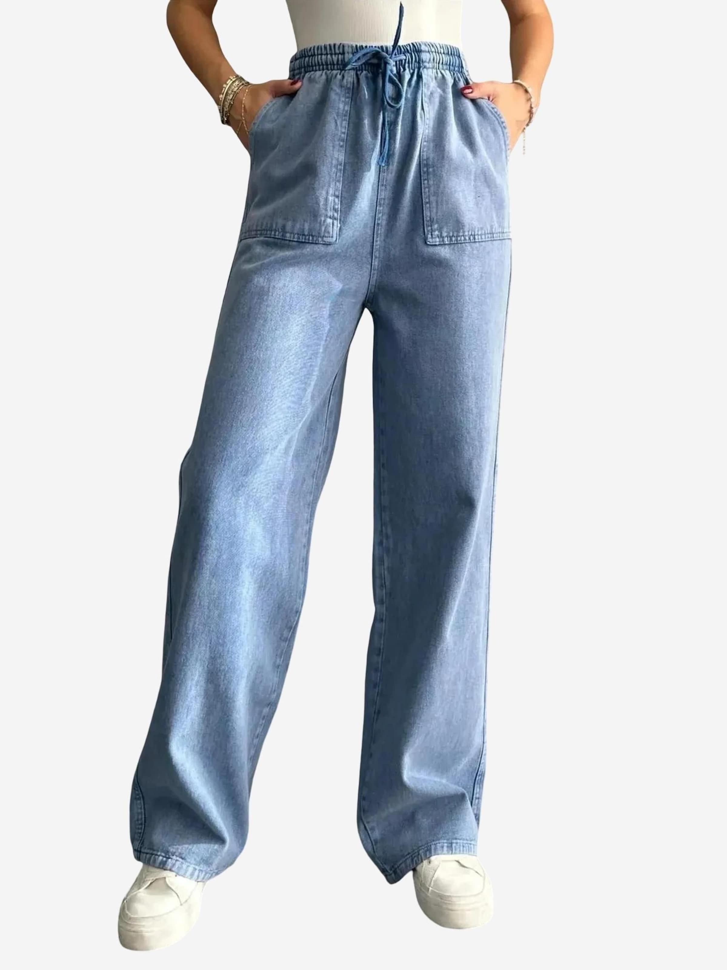 MixRay Широкие брюки в синем цвете
MixRay Широкие брюки в синем цвете