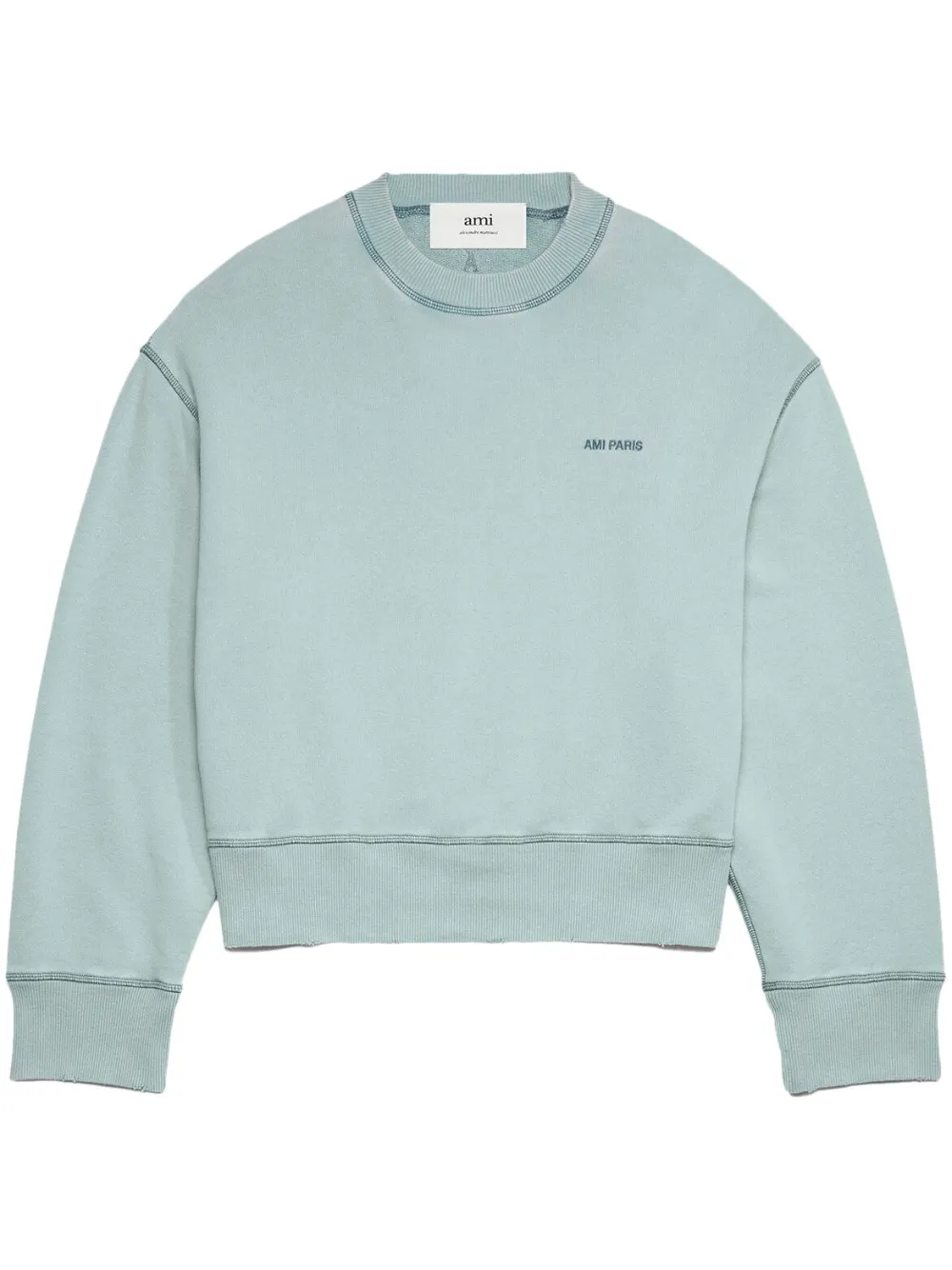 Толстовка с вышитым логотипом AMI Paris, синий
Толстовка с вышитым логотипом AMI Paris, синий
