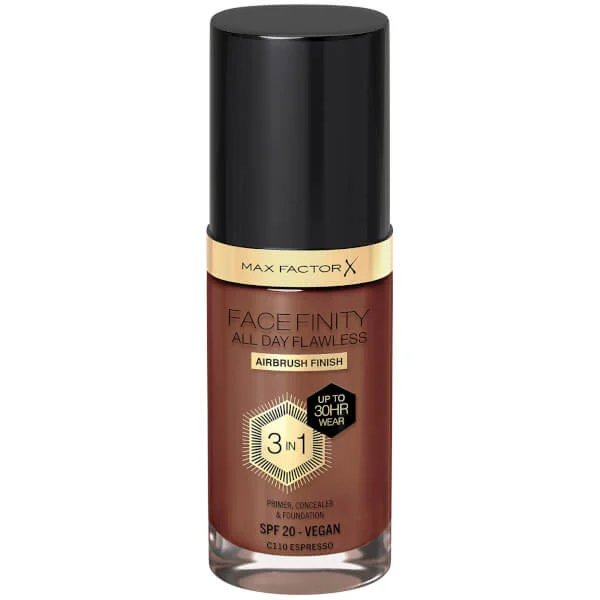 Facefinity безупречный веганский тональный крем 3 в 1 на весь день Max Factor, 30 мл., цвет c110 - espresso
Facefinity безупречный веганский тональный крем 3 в 1 на весь день Max Factor, 30 мл., цвет c110 - espresso