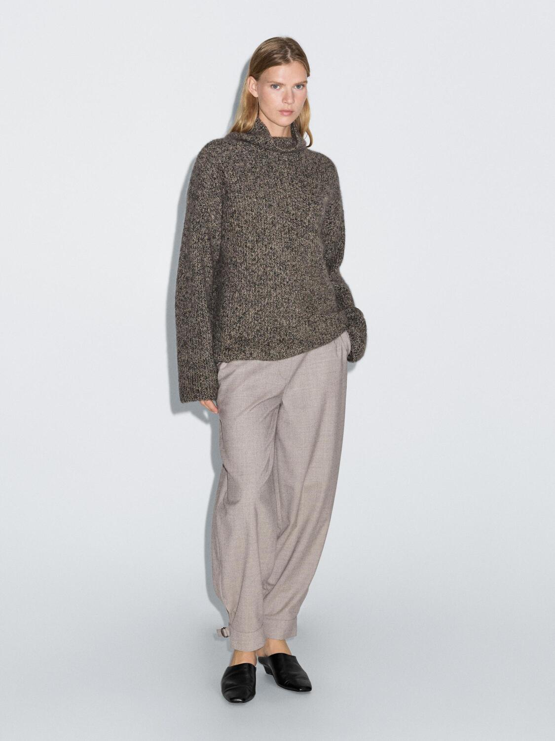 Брюки-Саруэль с пряжкой Massimo Dutti, Mink
Брюки-Саруэль с пряжкой Massimo Dutti, Mink