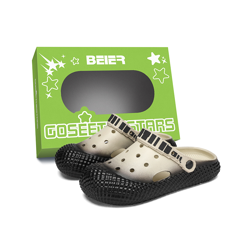 BEIER Нишевые устойчивые к истиранию клоги унисекс черно-серые, цвет Black Gray
BEIER Нишевые устойчивые к истиранию клоги унисекс черно-серые, цвет Black Gray