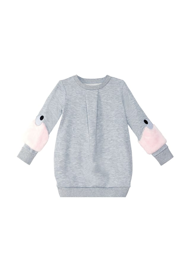 Пышное платье с плюшевыми рукавами Denokids, серый
Пышное платье с плюшевыми рукавами Denokids, серый