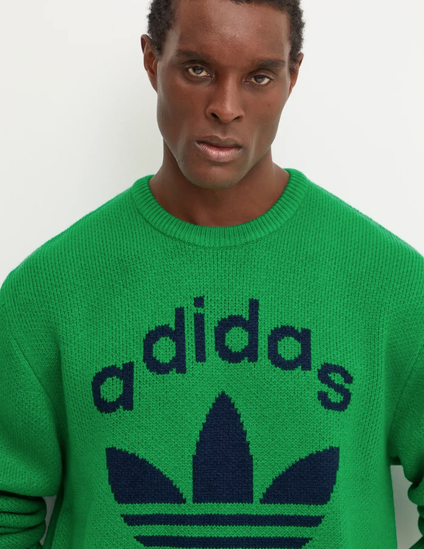 Вязаный свитер с круглым вырезом adidas Originals, зеленый
Вязаный свитер с круглым вырезом adidas Originals, зеленый