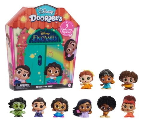 Набор из 9 фигурок Encanto Peek Just Play Disney Doorables
Набор из 9 фигурок Encanto Peek Just Play Disney Doorables