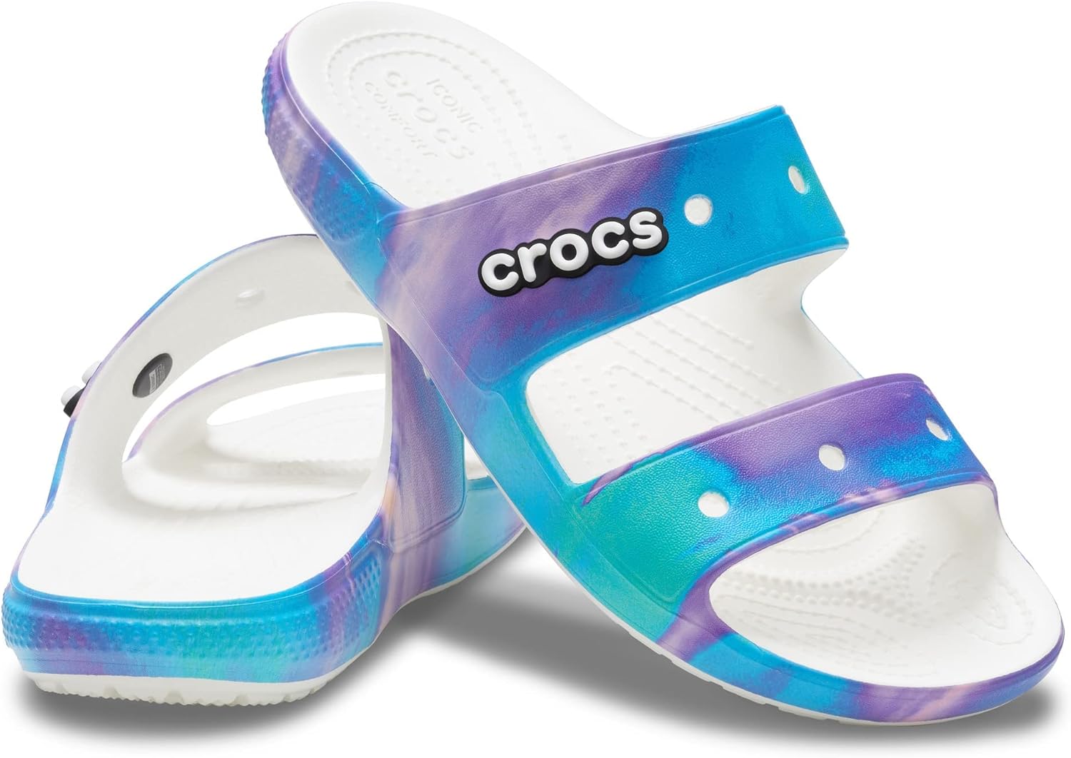 Унисекс сандалии Crocs Classic с сезонным принтом, Rainbow Galaxy
Унисекс сандалии Crocs Classic с сезонным принтом, Rainbow Galaxy
