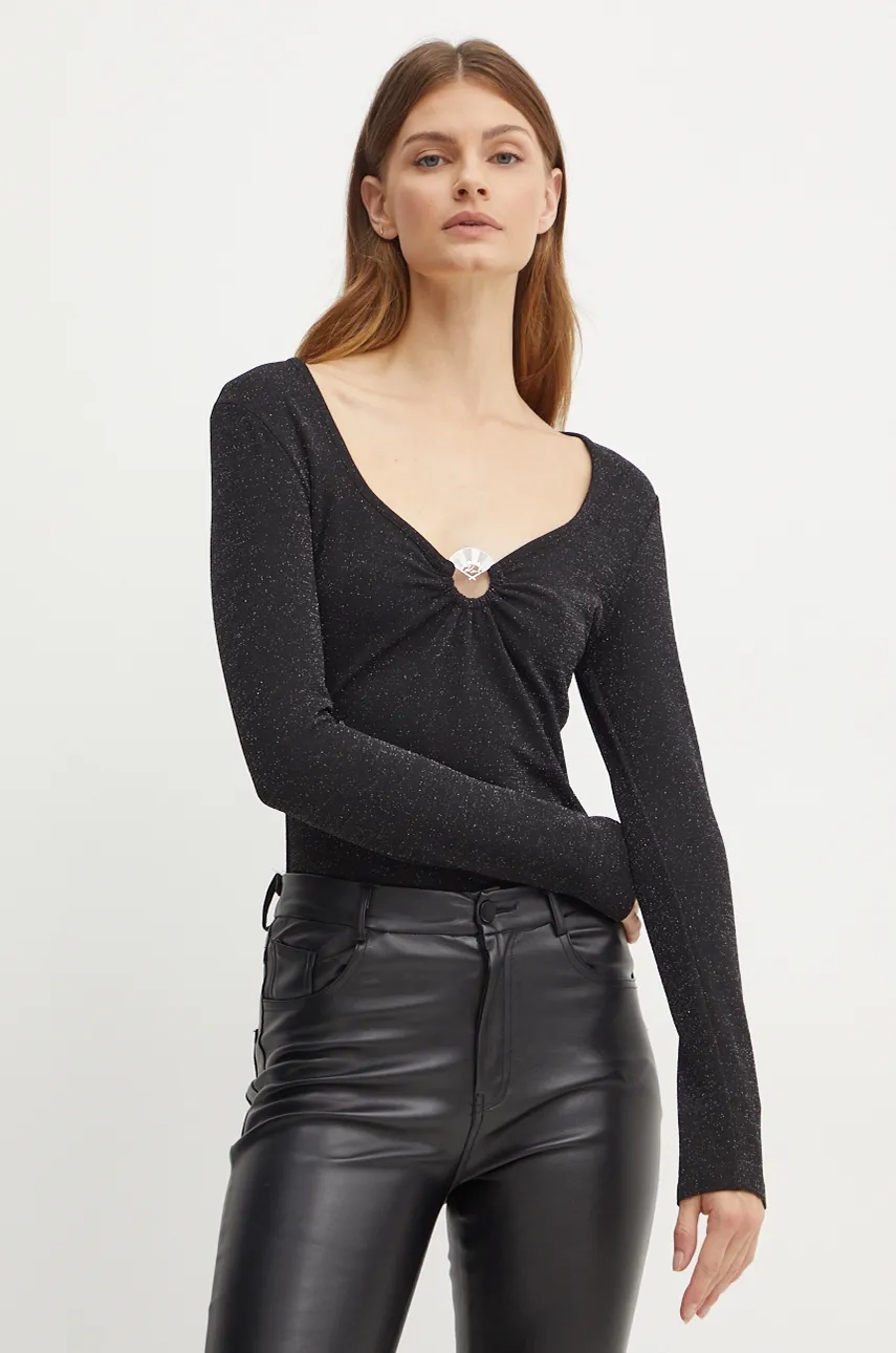 Футболка с длинным рукавом Karl Lagerfeld, черный 
Футболка с длинным рукавом Karl Lagerfeld, черный