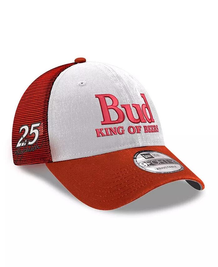 Мужская регулируемая кепка дальнобойщика Hendrick Motorsports Budweiser 9FORTY белого, алого цвета New Era, красный
Мужская регулируемая кепка дальнобойщика Hendrick Motorsports Budweiser 9FORTY белого, алого цвета New Era, красный