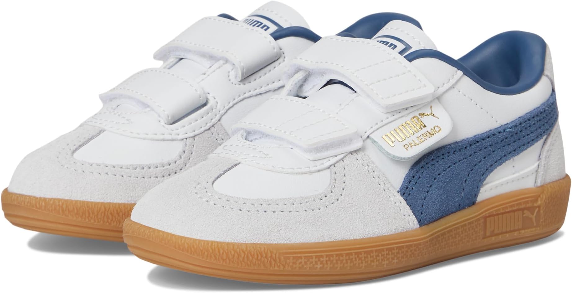 Кроссовки PUMA Kids Palermo Hook And Loop Shoes, White/Dark Indigo
Кроссовки PUMA Kids Palermo Hook And Loop Shoes, White/Dark Indigo