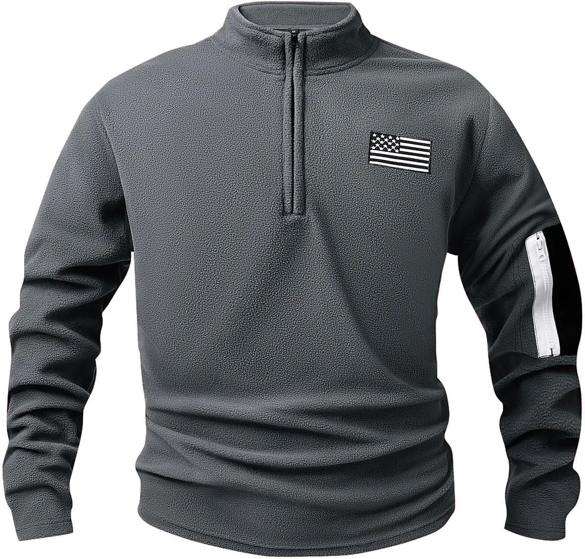 Мужская флисовая толстовка с капюшоном и молнией на половину RSZGSWS
Мужская флисовая толстовка с капюшоном и молнией на половину RSZGSWS