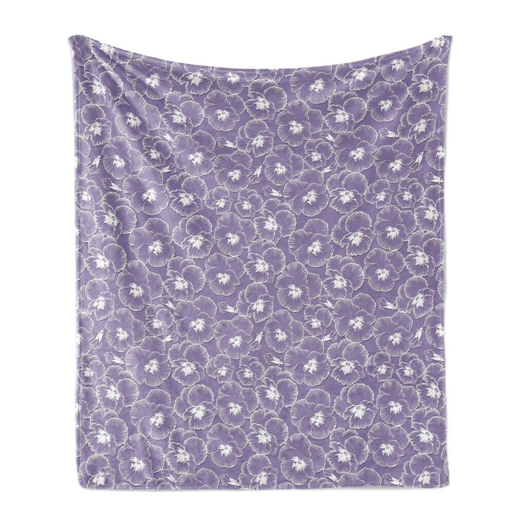 ABAKUHAUS Flowers Мягкое фланелевое флисовое одеяло, фиалки от Meadow Pastel Blooming Swirl Flower Motif Женские садовые бутоны, 175 x 230 см, лиловый белый
ABAKUHAUS Flowers Мягкое фланелевое флисовое одеяло, фиалки от Meadow Pastel Blooming Swirl Flower Motif Женские садовые бутоны, 175 x 230 см, лиловый белый