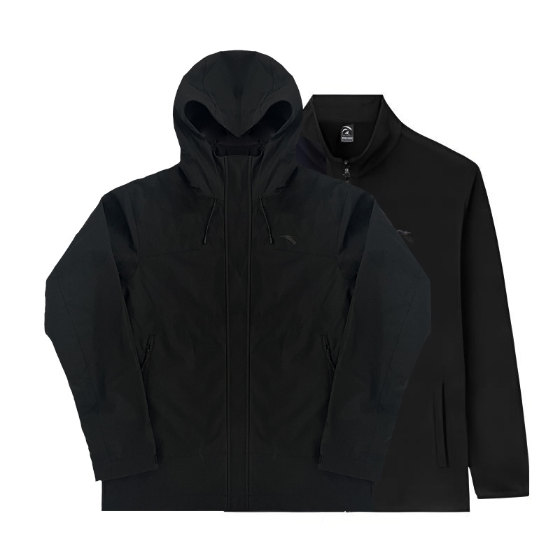 Водонепроницаемая и водоотталкивающая ветровка Unisex ANTA, черный
Водонепроницаемая и водоотталкивающая ветровка Unisex ANTA, черный