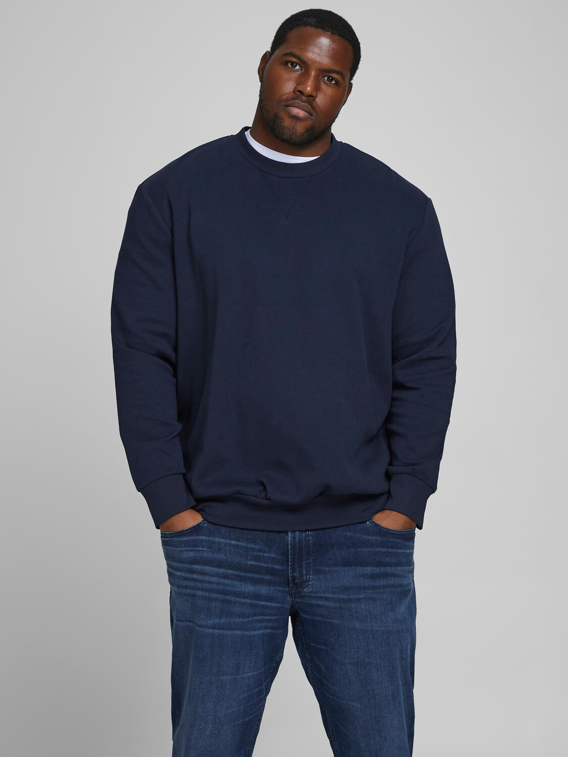 Толстовка Jack & Jones Basic Sweater Plus Size Pullover Übergröße JJEBASIC, темно-синий
Толстовка Jack & Jones Basic Sweater Plus Size Pullover Übergröße JJEBASIC, темно-синий