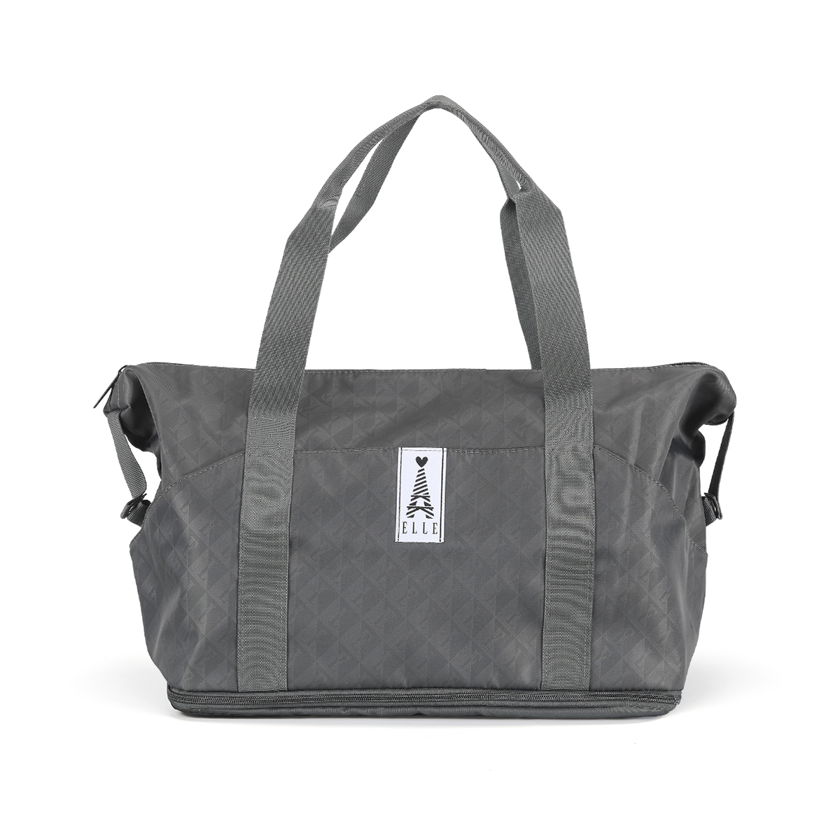 ELLE Дорожная сумка из ткани Unisex Black/Gray
ELLE Дорожная сумка из ткани Unisex Black/Gray