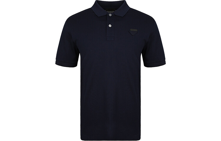 Рубашка поло мужская темно-синяя Prada, темно-синий 
Рубашка поло мужская темно-синяя Prada, темно-синий