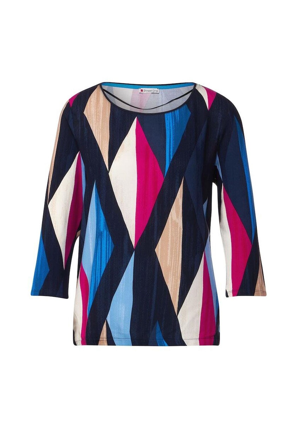 Рубашка с длинным рукавом Street One, темно-синий
Рубашка с длинным рукавом Street One, темно-синий