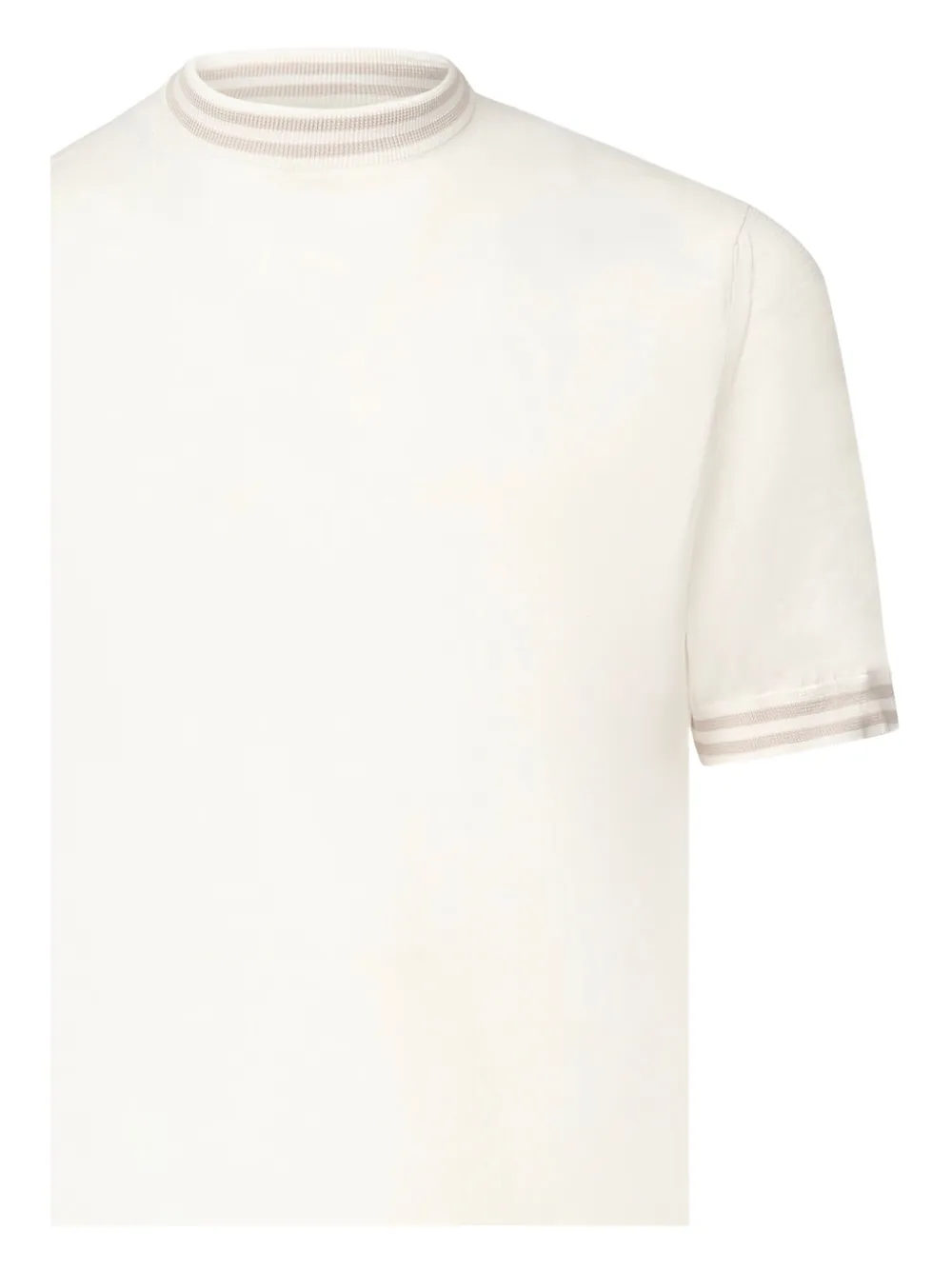 Свитер с короткими рукавами и ребристой отделкой Eleventy, белый
Свитер с короткими рукавами и ребристой отделкой Eleventy, белый