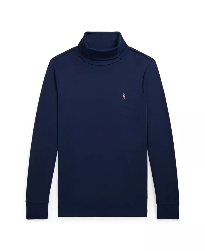 Большой хлопковый водолазка свитер Polo Ralph Lauren, синий
Большой хлопковый водолазка свитер Polo Ralph Lauren, синий