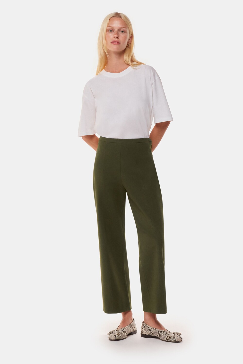 Широкие брюки Камилла Whistles, зеленый
Широкие брюки Камилла Whistles, зеленый