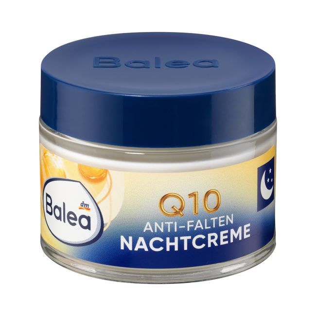 Ночной крем для лица против морщин Q10 Balea, 50 мл
Ночной крем для лица против морщин Q10 Balea, 50 мл