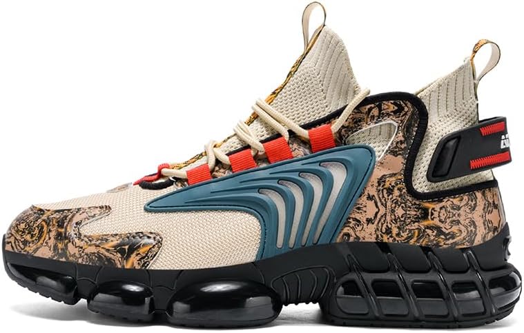 Мужские стильные высокие кеды с круглым носком, сетчатые, на шнуровке, с мягкой подошвой, амортизацией и противоскользящим дизайном, подходят для ходьбы, бадминтона и фитнеса Meixi Mobile, коричневый
Мужские стильные высокие кеды с круглым носком, сетчатые, на шнуровке, с мягкой подошвой, амортизацией и противоскользящим дизайном, подходят для ходьбы, бадминтона и фитнеса Meixi Mobile, коричневый