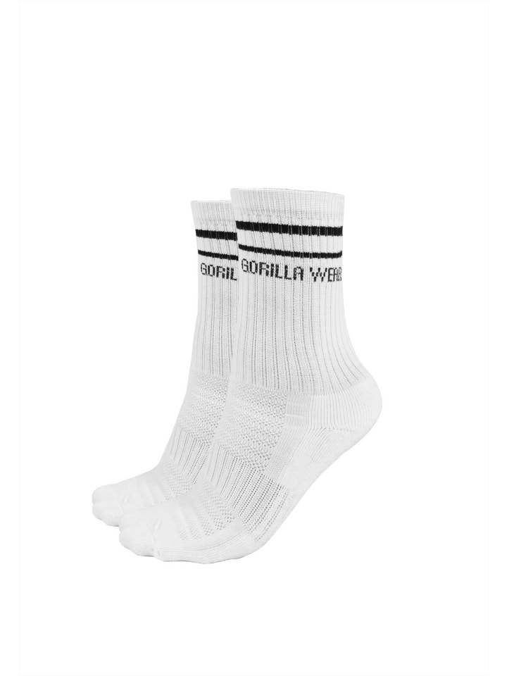Носки для команды - 2 пары - белые Gorilla Wear
Носки для команды - 2 пары - белые Gorilla Wear