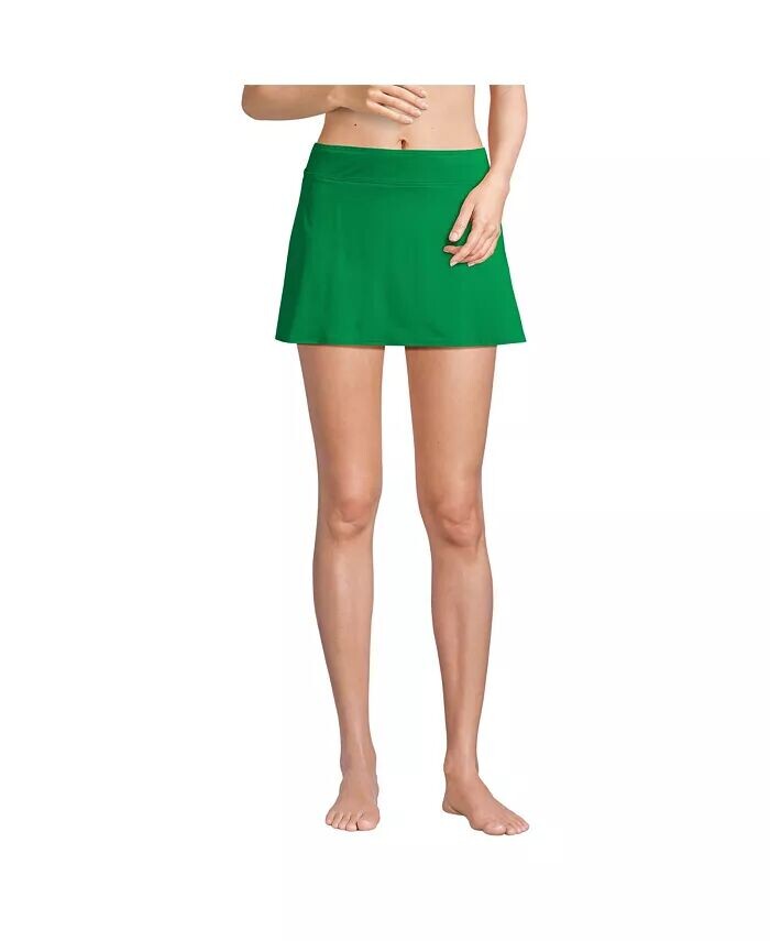Женская юбка для плавания с контролем живота, плавки для плавания Lands' End, зеленый
Женская юбка для плавания с контролем живота, плавки для плавания Lands' End, зеленый