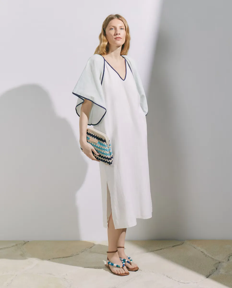 Женский кафтан с рукавами-бабочками Stella Rittwagen, белый
Женский кафтан с рукавами-бабочками Stella Rittwagen, белый