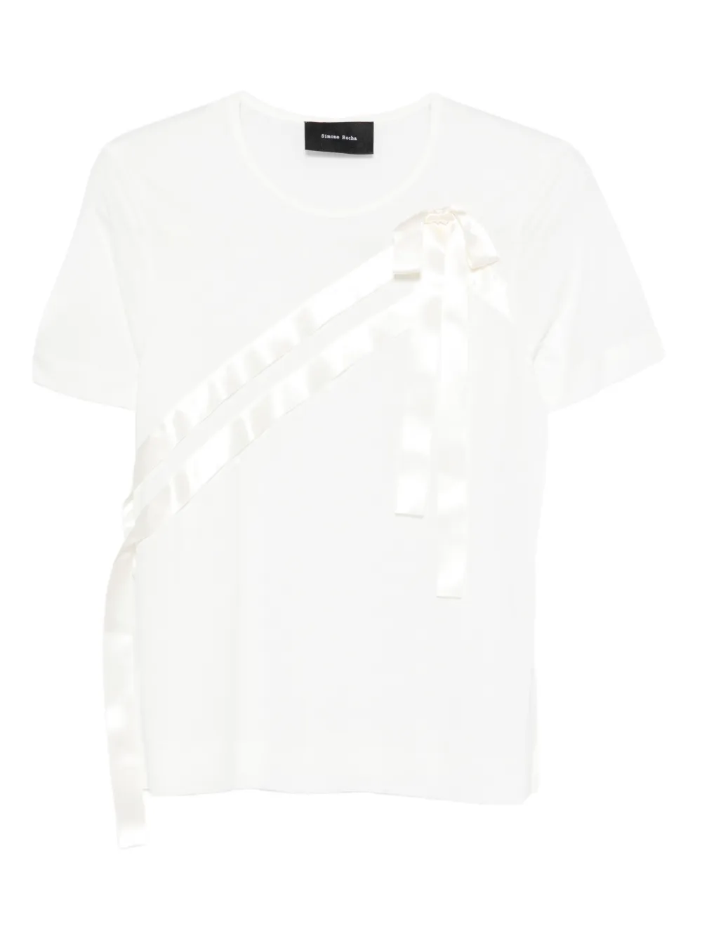 Футболка с бантом sash Simone Rocha, белый
Футболка с бантом sash Simone Rocha, белый
