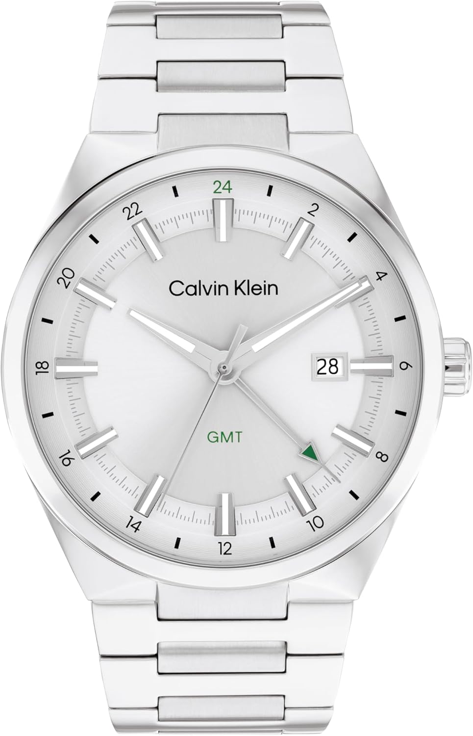 Calvin Klein Men's Distinguish - кварцевые часы 44 мм, 3 часа, браслет из нержавеющей стали - современные стильные часы - подарок для него, Silver Grey
Calvin Klein Men's Distinguish - кварцевые часы 44 мм, 3 часа, браслет из нержавеющей стали - современные стильные часы - подарок для него, Silver Grey