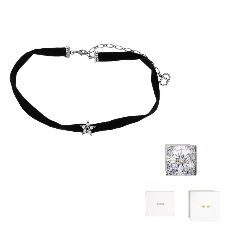 DIOR Кристальное ожерелье женское черное
DIOR Кристальное ожерелье женское черное