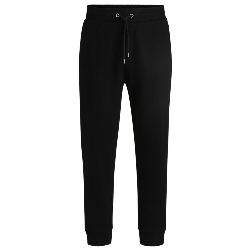 Спортивные брюки из мерсеризованного хлопка с полосатым поясом BOSS, черный
Спортивные брюки из мерсеризованного хлопка с полосатым поясом BOSS, черный