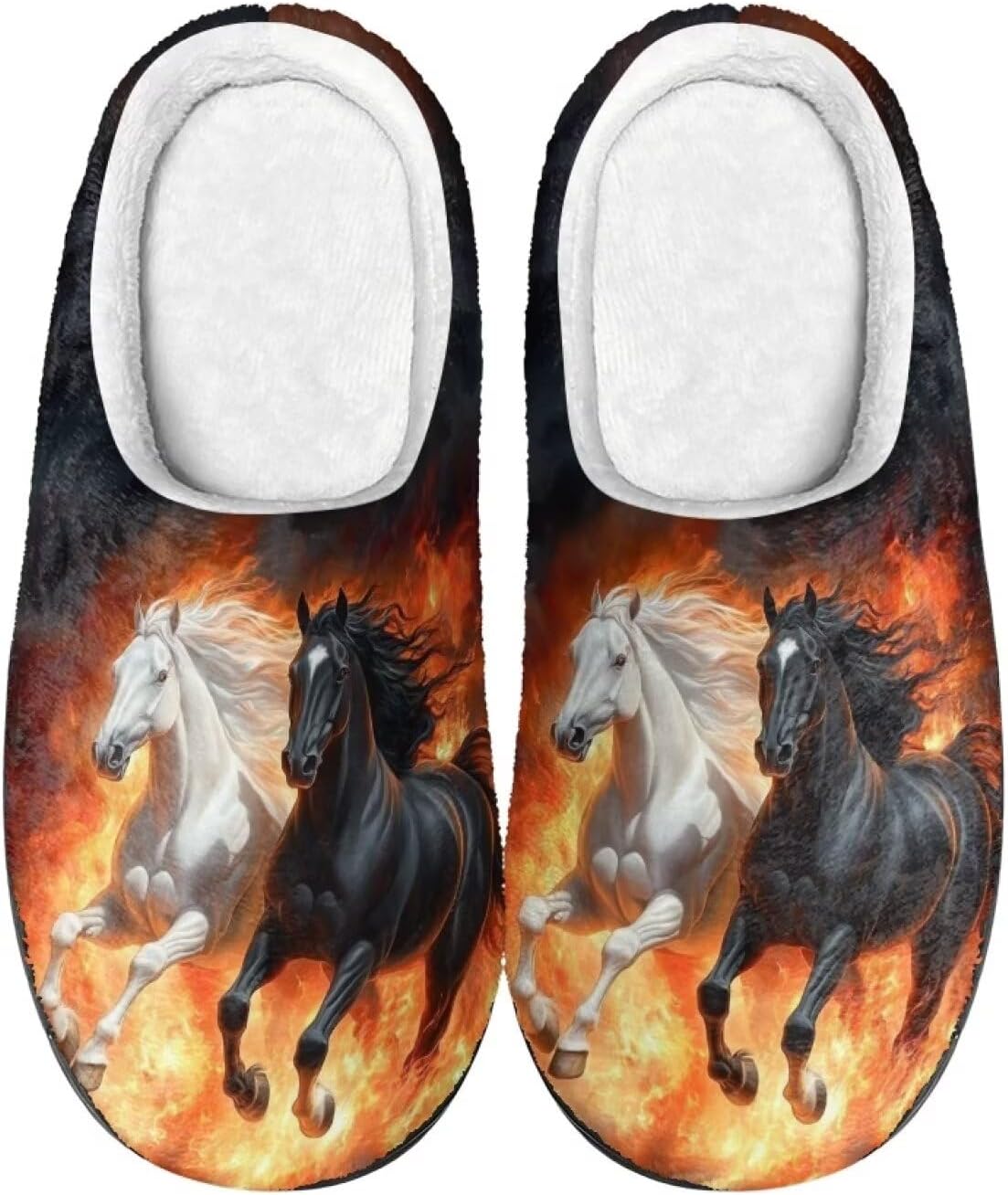 Домашние тапочки Xpyiqun мягкие плюшевые теплые зимние тапочки для мужчин и женщин, размер 4-12, Horse Flame
Домашние тапочки Xpyiqun мягкие плюшевые теплые зимние тапочки для мужчин и женщин, размер 4-12, Horse Flame