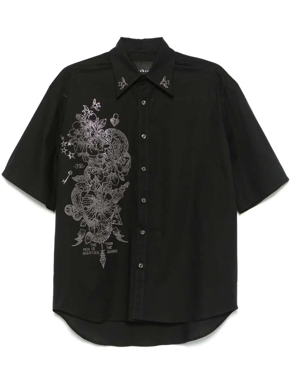 Рубашка со стразами John Richmond, черный
Рубашка со стразами John Richmond, черный