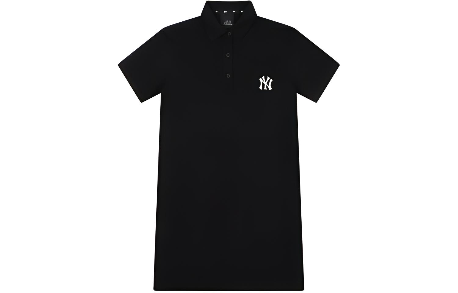 MLB Женское черное платье с коротким рукавом
MLB Женское черное платье с коротким рукавом