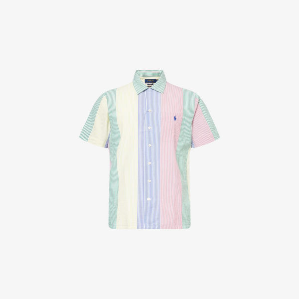 Рубашка Polo Ralph Lauren свободного кроя полосатая хлопковая, мультиколор
Рубашка Polo Ralph Lauren свободного кроя полосатая хлопковая, мультиколор