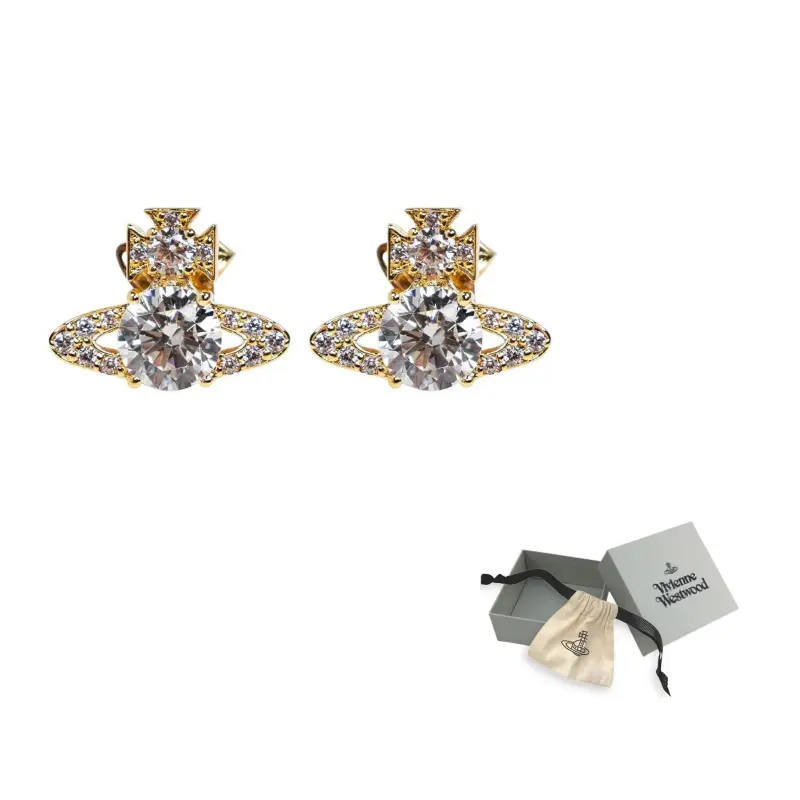 Vivienne Westwood Латунные, Crystal серьги Women's Gold
Vivienne Westwood Латунные, Crystal серьги Women's Gold